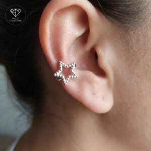 Ear Cuff Estrella Plata 925