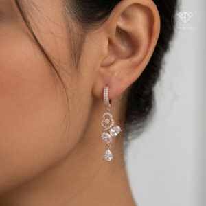 Aretes Colgantes Royale Drop Rose