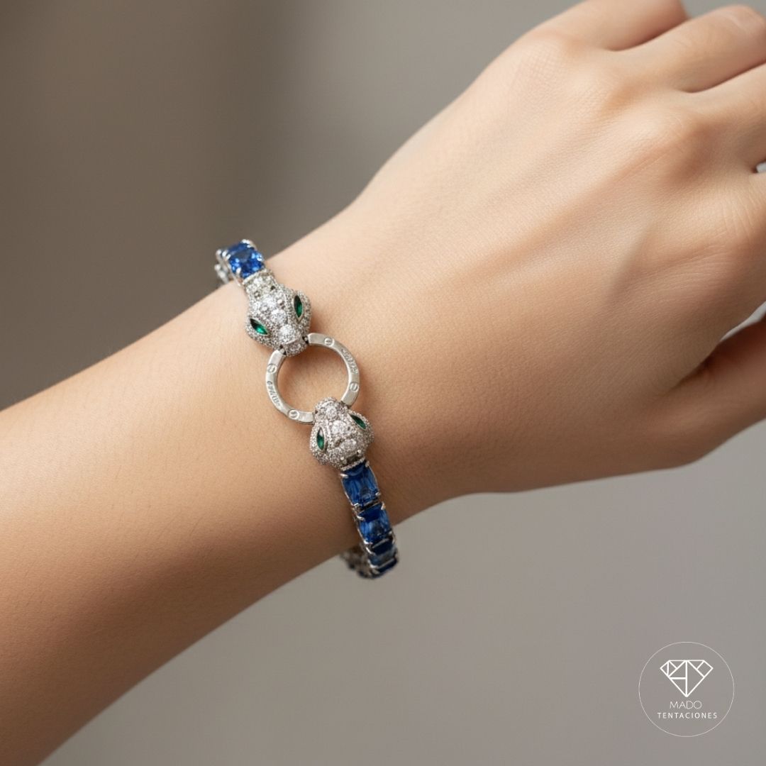 Pulsera Serpiente Zafiro