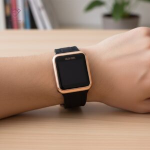 Reloj Zea Black & Gold Digital