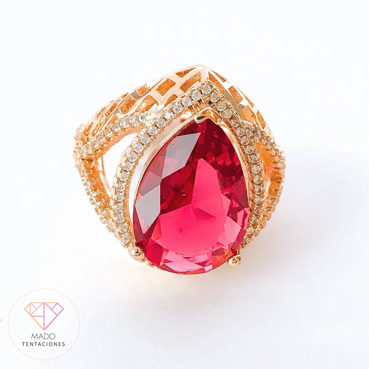 Anillo Majestic Rubí #8