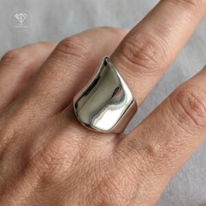 Anillo Acero Liso V