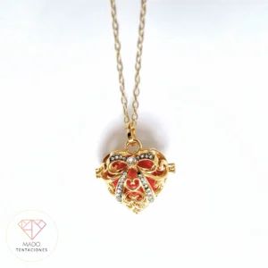 Collar Llamador de Ángeles Corazón de Amor