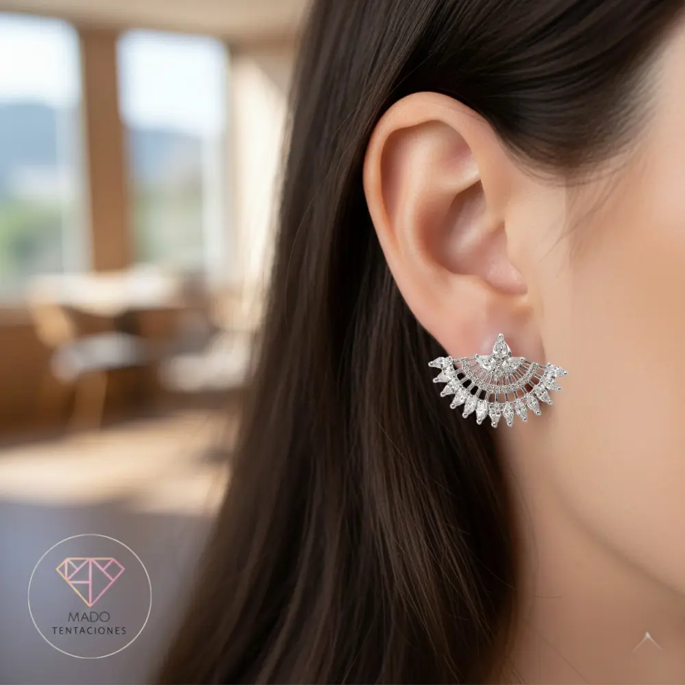 Aretes Abanico Imperial