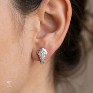 Aretes Abanico Micro-Pavé