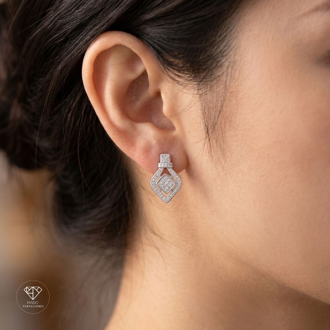 Aretes Rombo Elegante