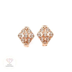 Aretes Trama Brillante