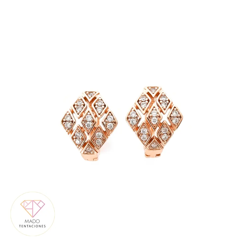 Aretes Trama Brillante