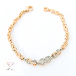 Pulsera Infinito Bicolor