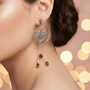 Maxi Aretes Corazón Vintage