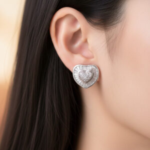 Aretes Corazón Destello