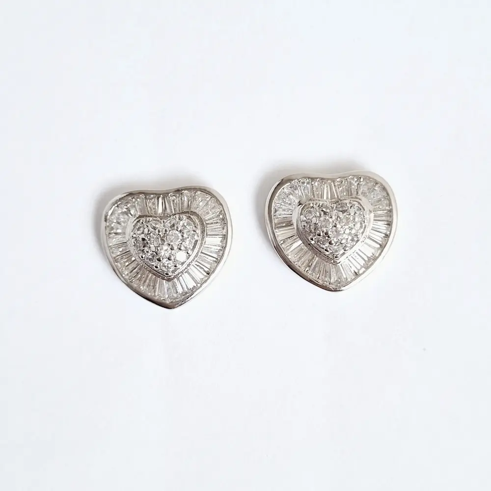 Aretes Corazón Destello