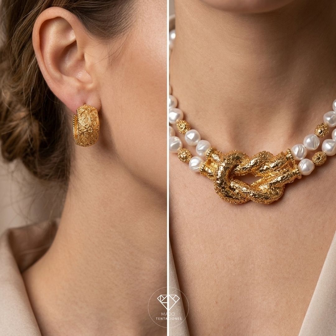Set Doble Gala Perlas