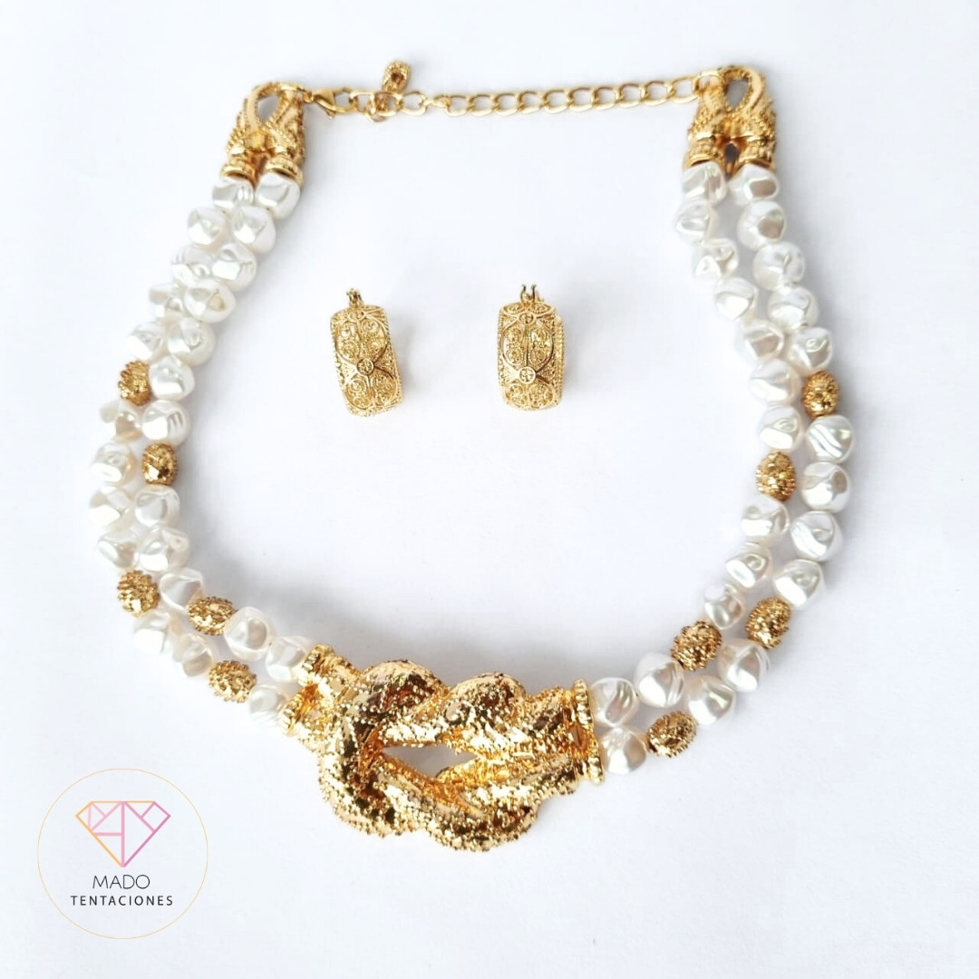 Set Doble Gala Perlas