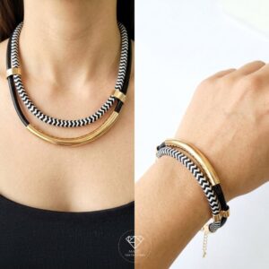 Set Urban Chevron Gold