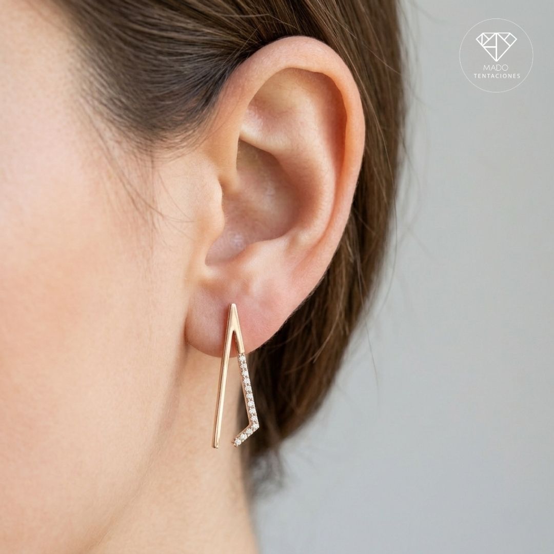 Aretes Broquel Vértice Glam