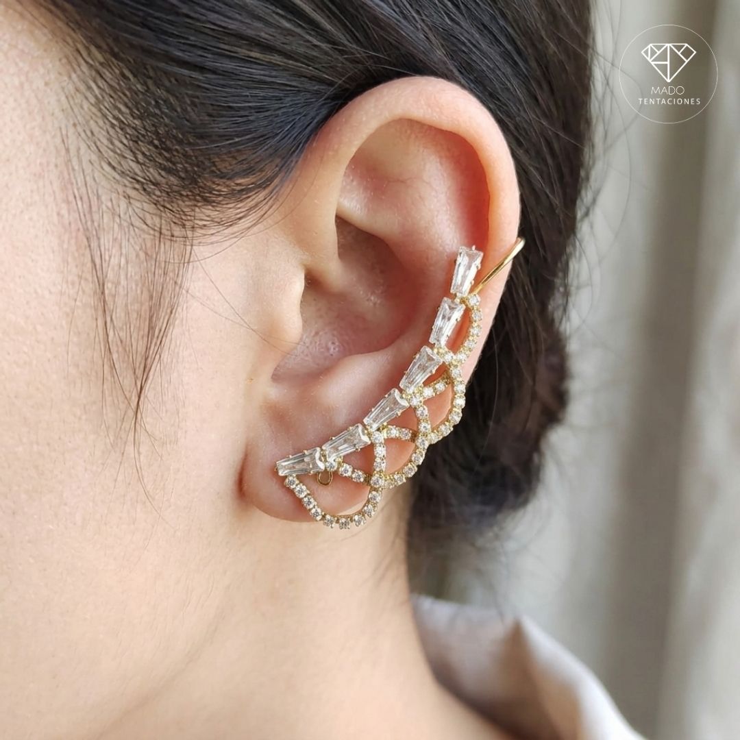 Ear Cuff Corona Baguette