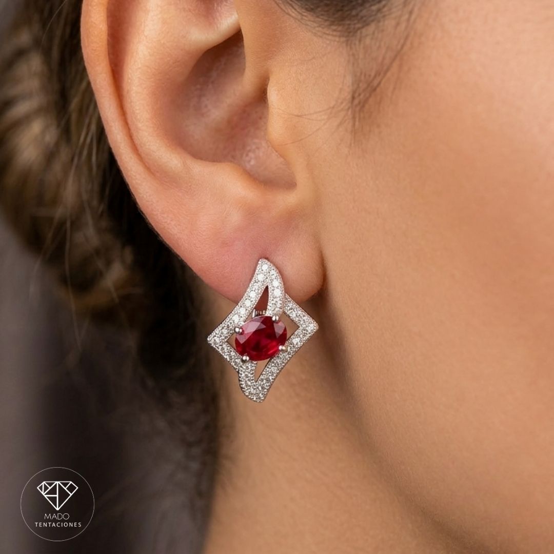 Aretes Sistema Rubí Royal