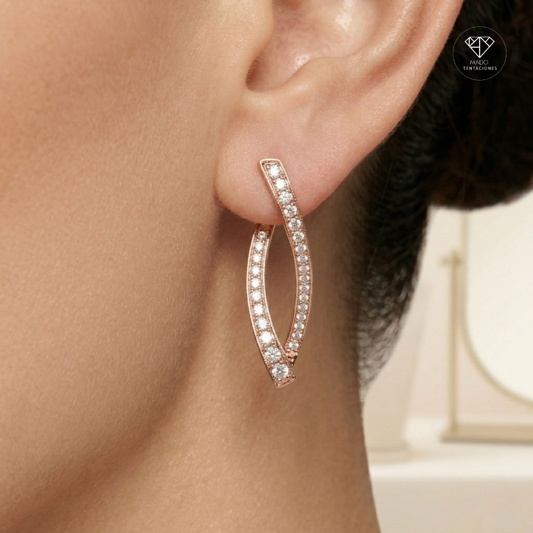 Aretes Sistema Ondas Infinity