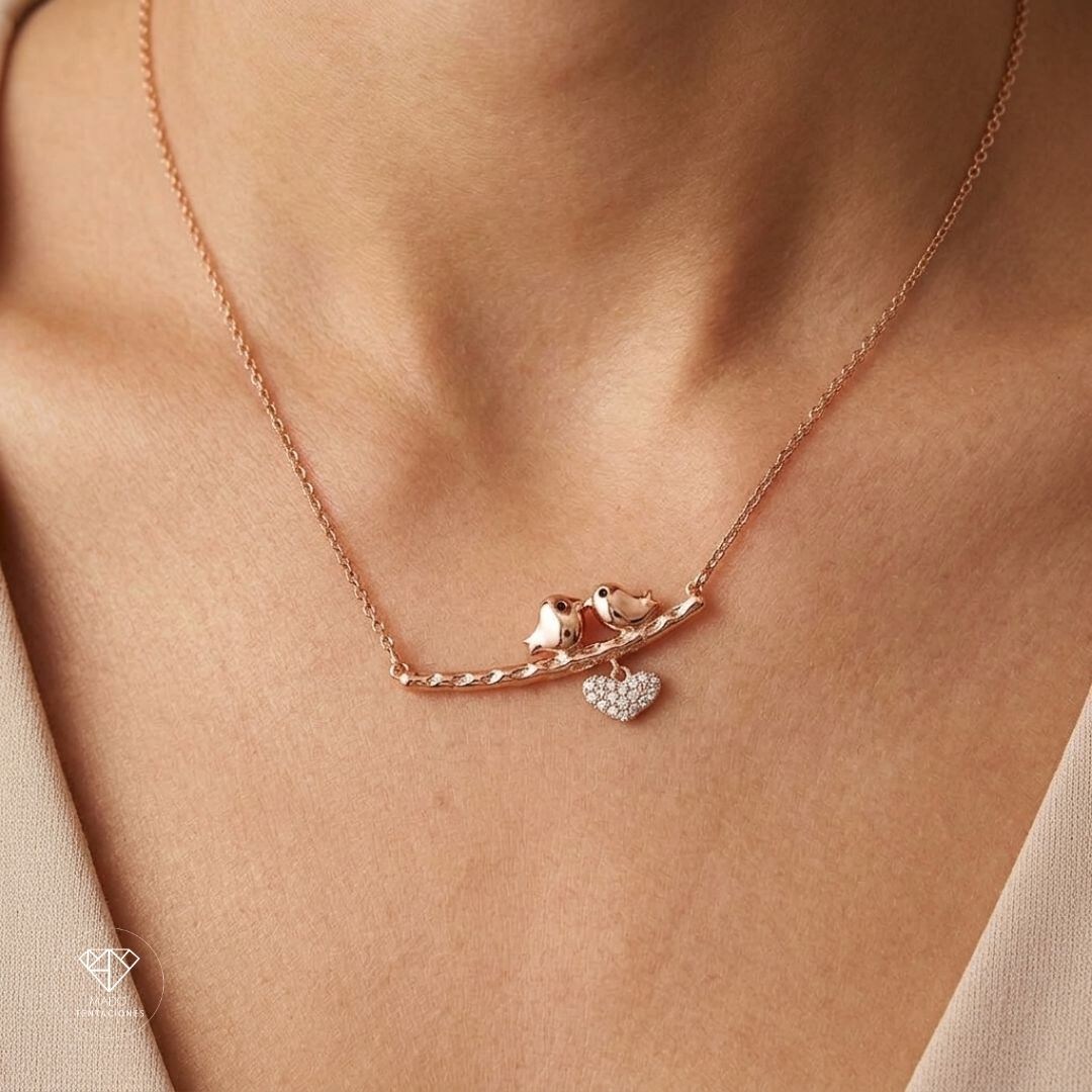 Collar Pajaritos Enamorados