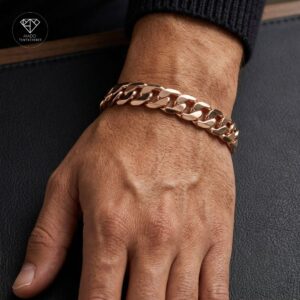 Pulsera Eslabón Cubano Barbado