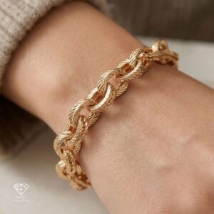 Pulsera Tejido Rolo Texturizado