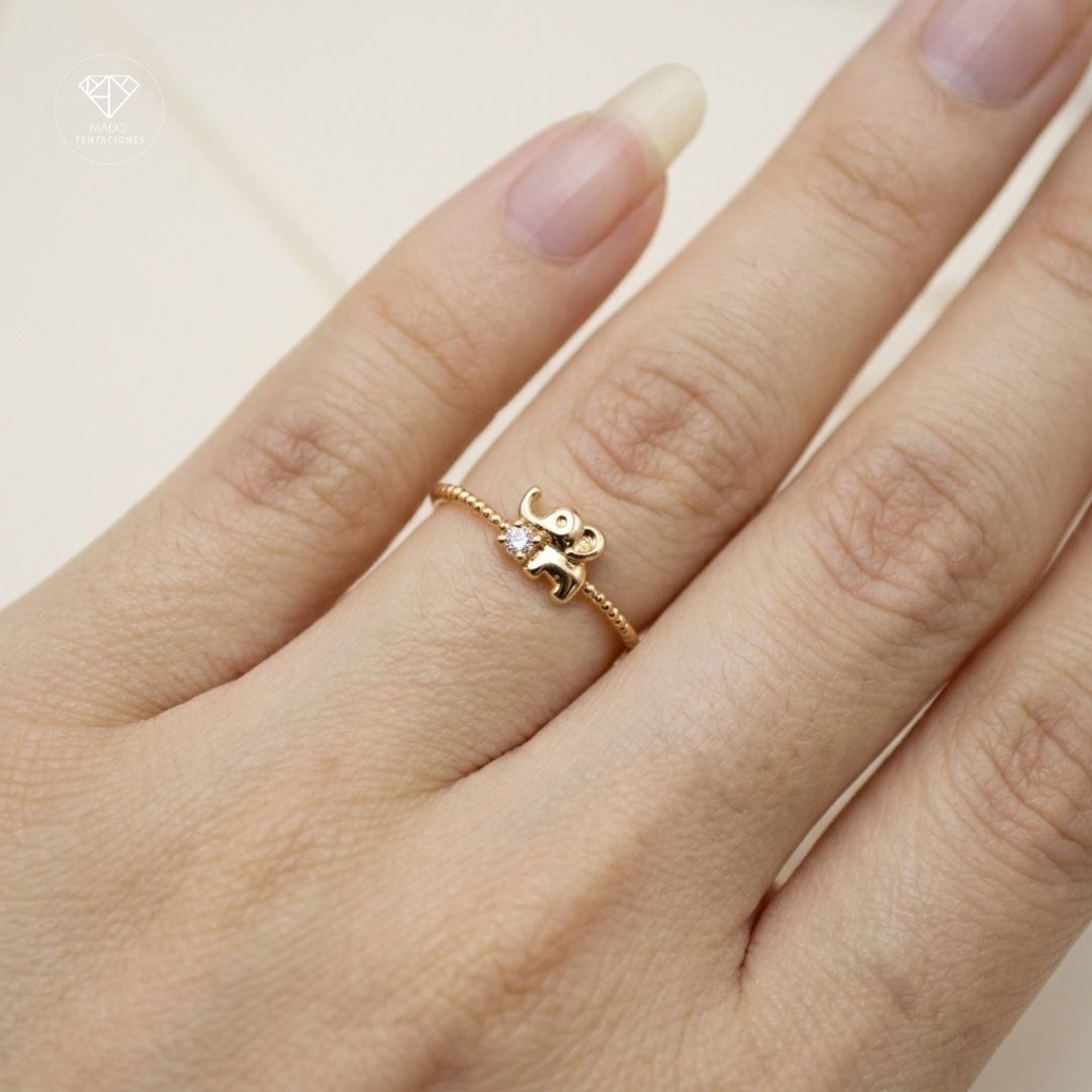 Anillo Elefante Buena Suerte