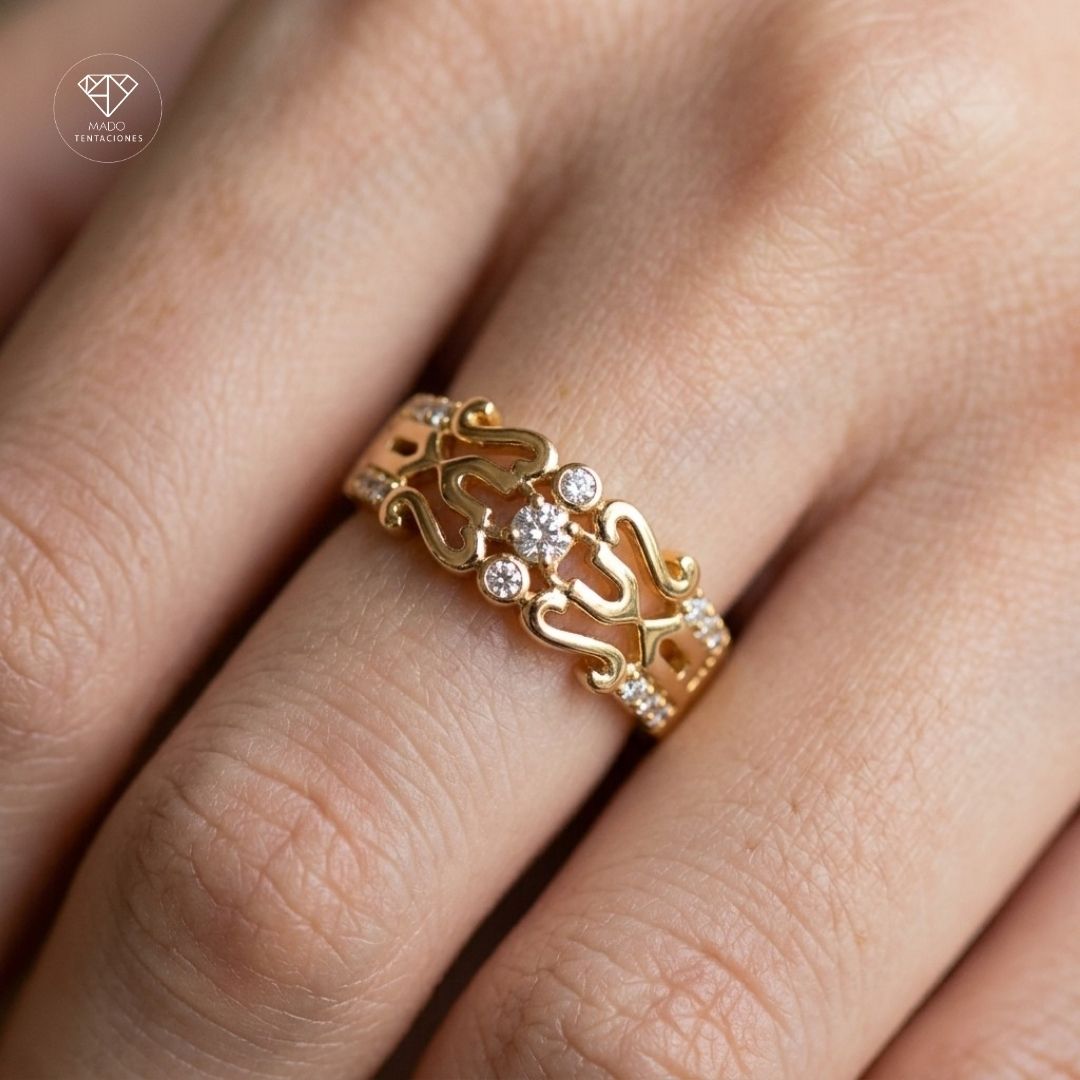 Anillo Calado Filigrana