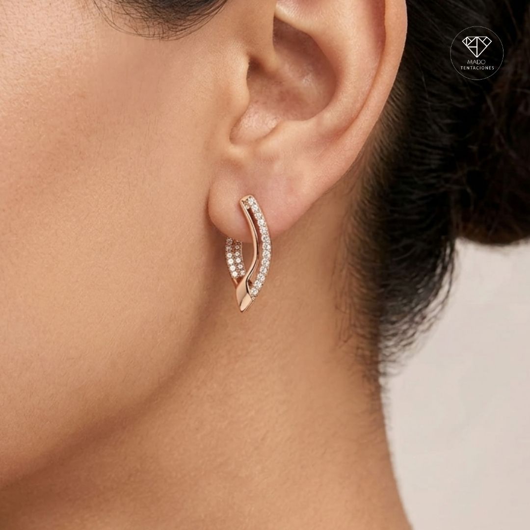 Aretes Sistema Arcos Brillantes