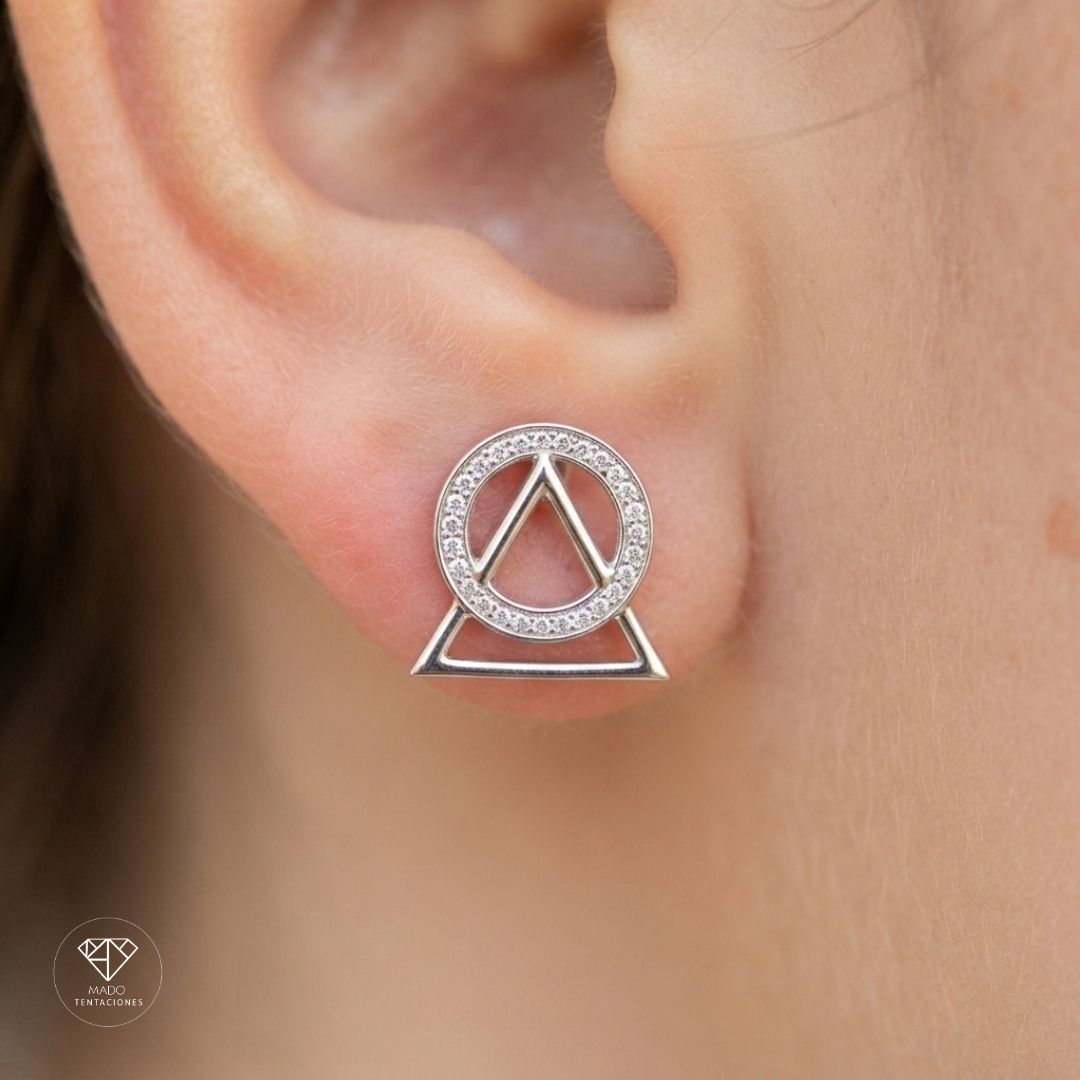 Aretes Geométricos Círculo Triángulo