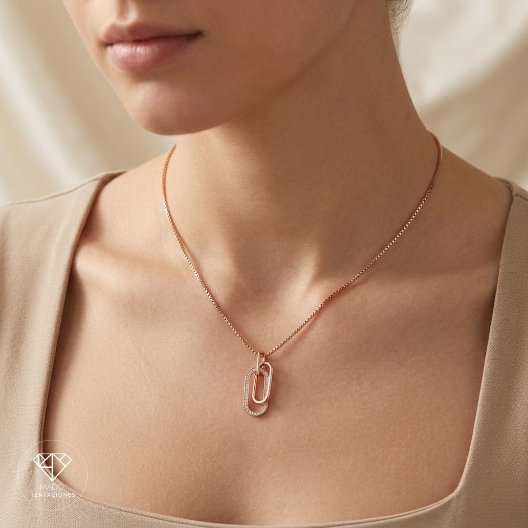 Collar Eslabones Dobles