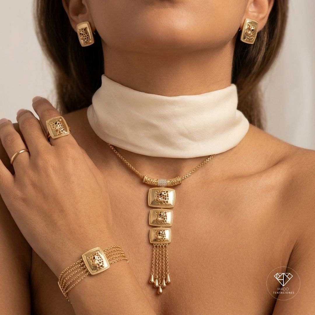 Set Joyería Pantera Calado