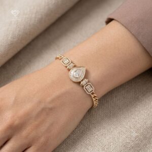 Pulsera Gota Elegante Pavé