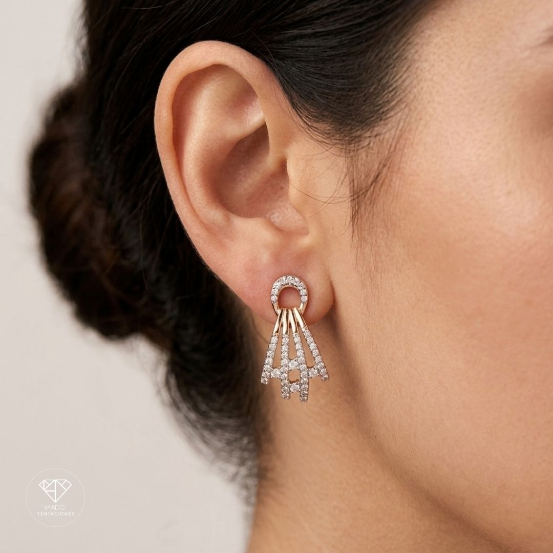 Aretes Pavé Cascada