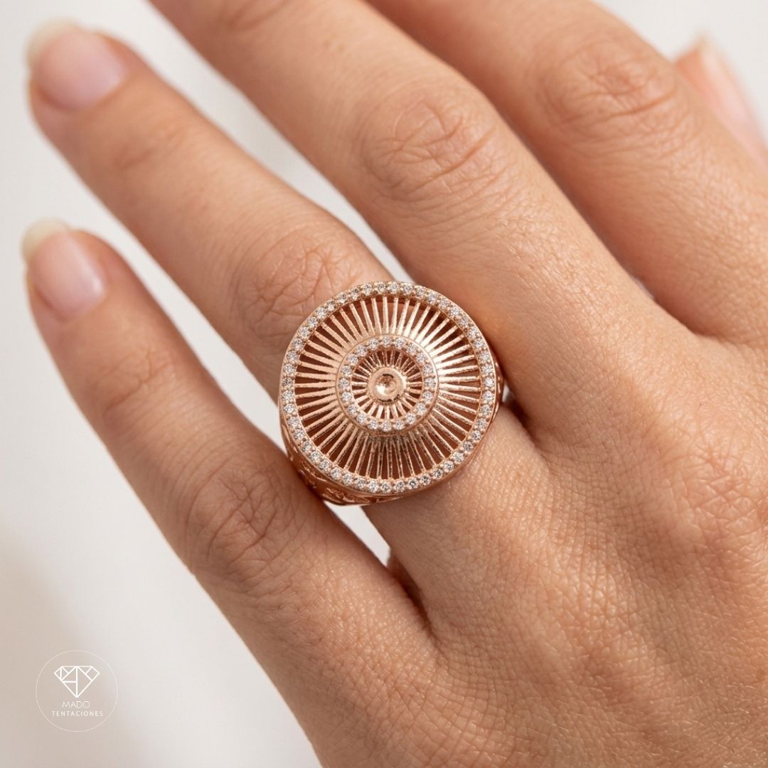 Anillo Círculo Radiante