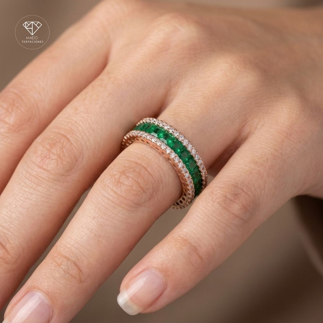 Anillo Banda Esmeralda
