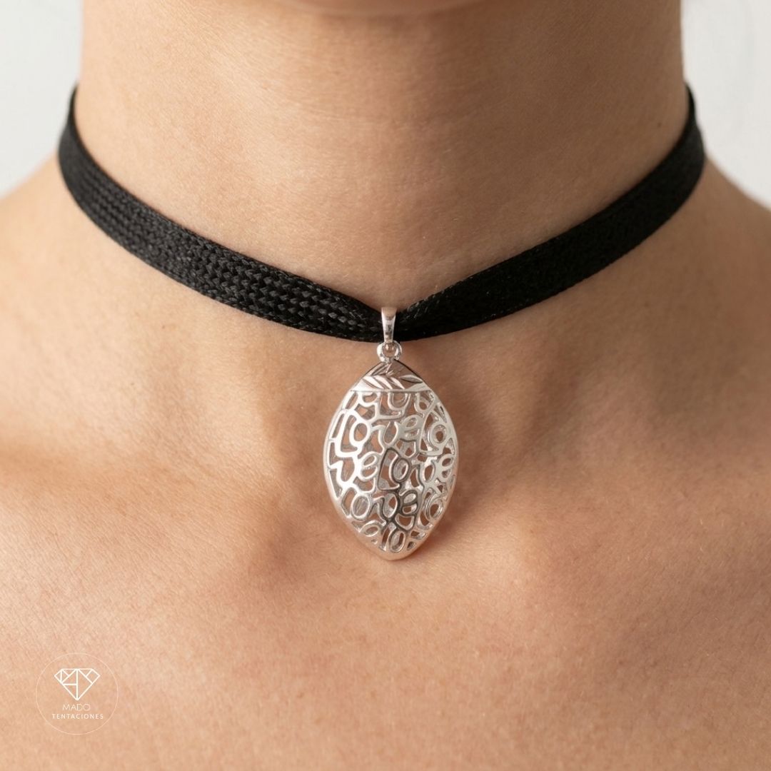 Choker Dije Ovalado Love