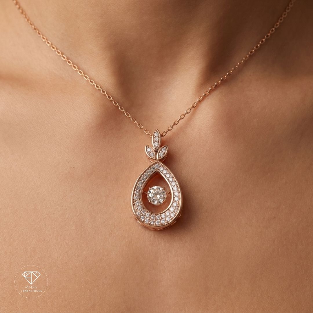 Collar Gota Movimiento Rosé