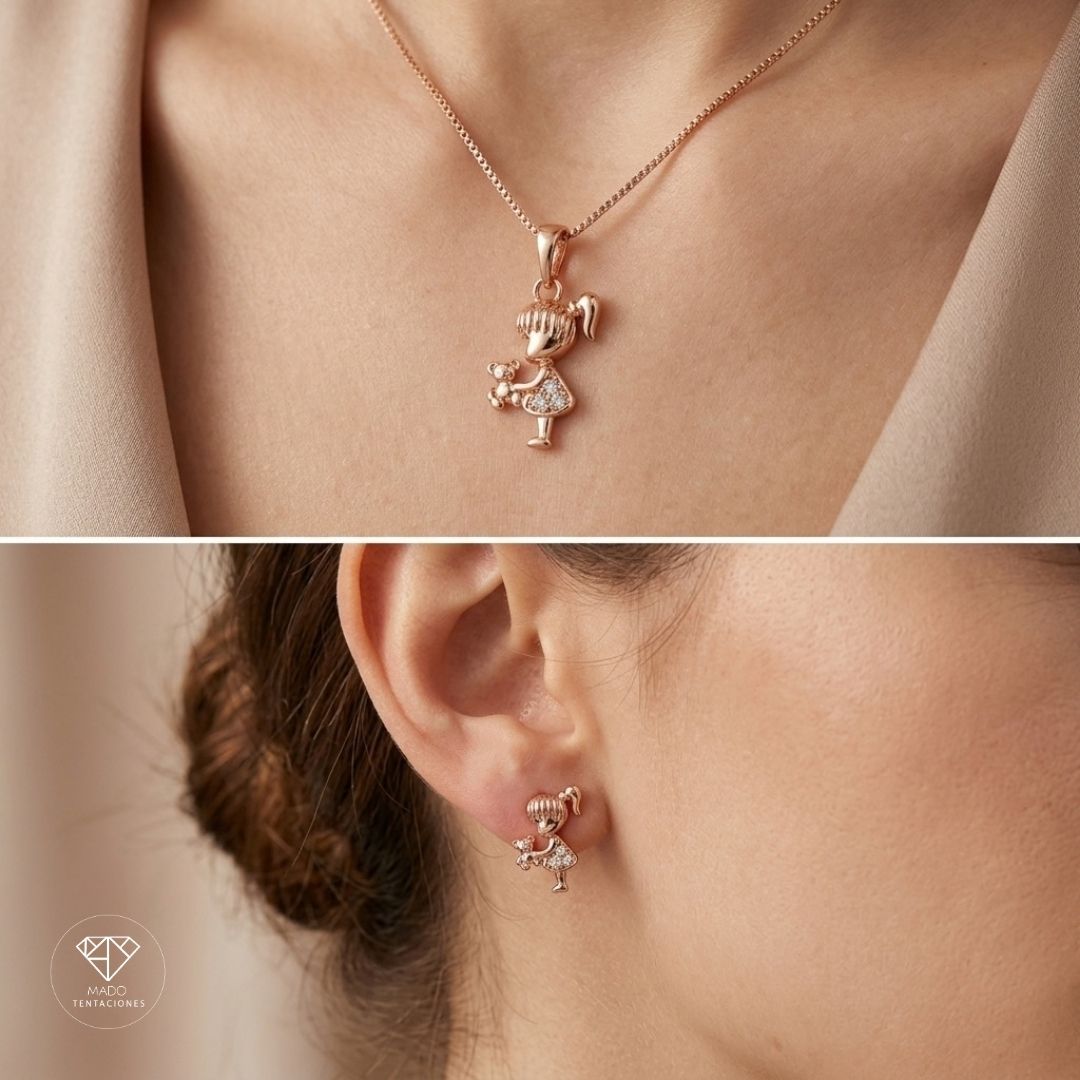Conjunto Niña con Osito